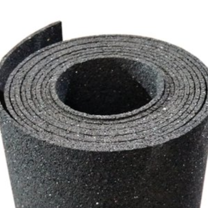 Rollos de goma, caucho para interior gimnnasios y centros deportivos
